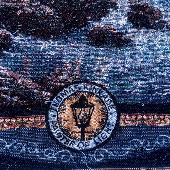 Draft Listing Thomas Kincaid Painter of light Cape Cod lighthouse tapestry blank - Picture 1 of 5